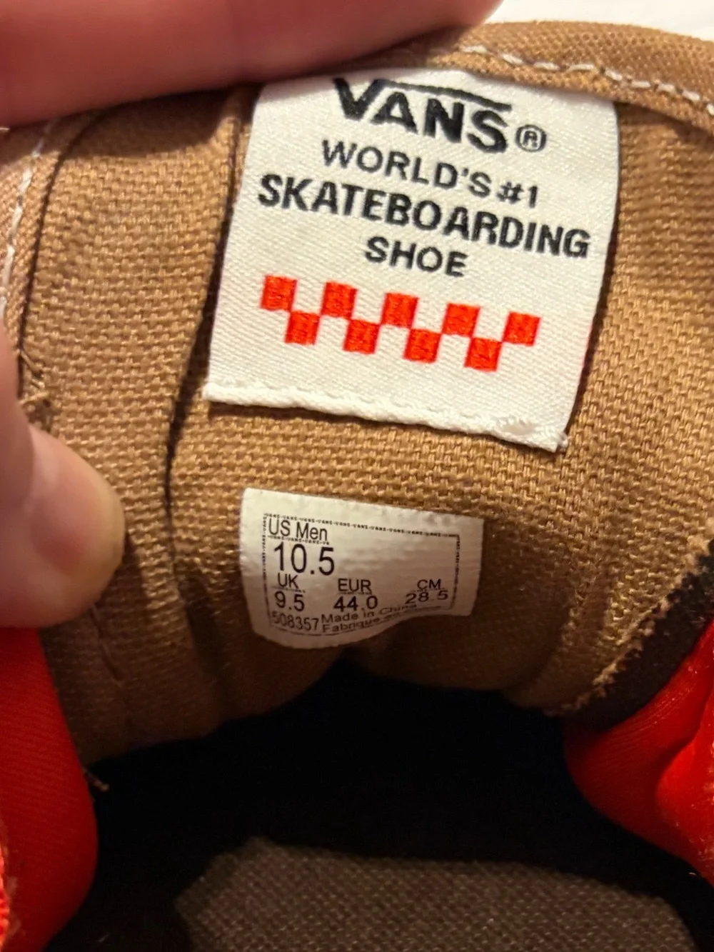 Vans Pop Cush Brown Suede Low-Top Sneakers with White Laces